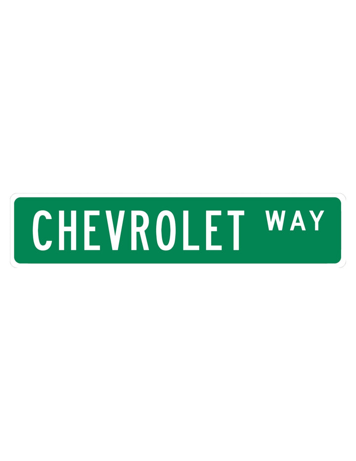 Chevrolet Street Sign Metal Sign