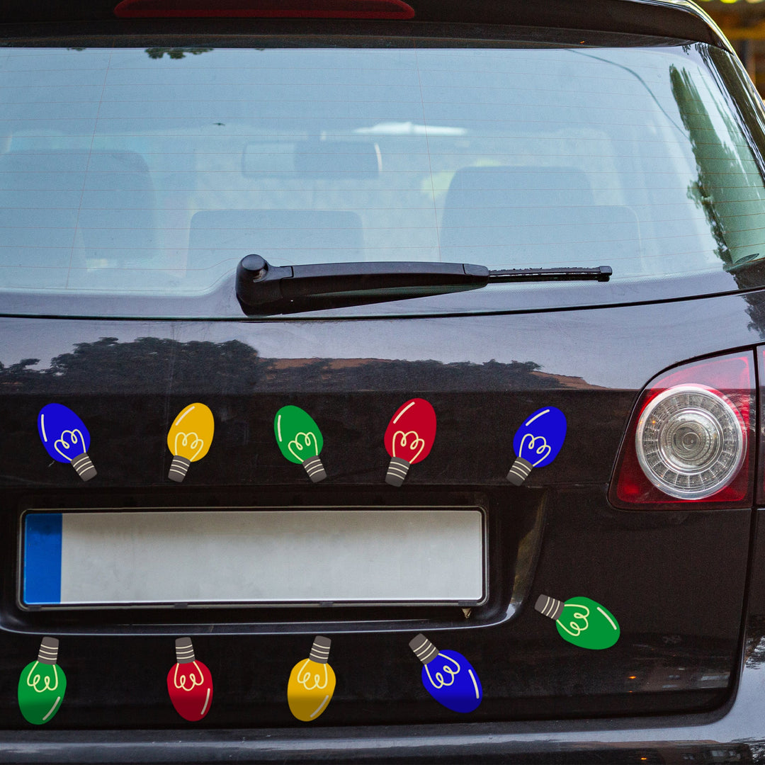 Christmas Lights Car Magnets - iCustomLabel