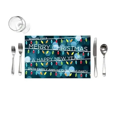 Christmas Lights Placemats - iCustomLabel