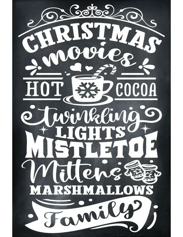 Christmas Movie Metal Sign - iCustomLabel