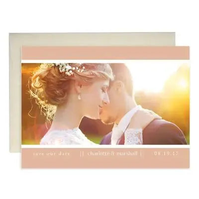 Classic Love Save The Date - iCustomLabel