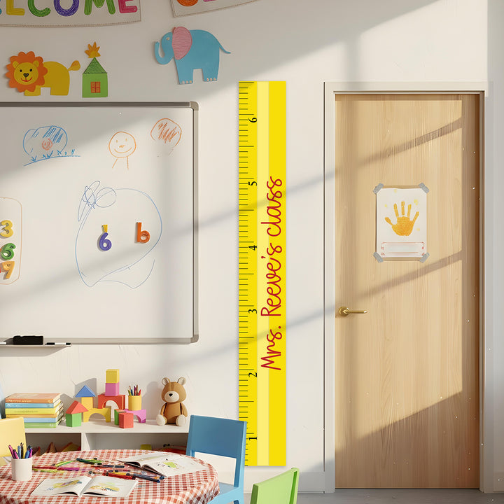 Classroom Yellow Growth Ruler