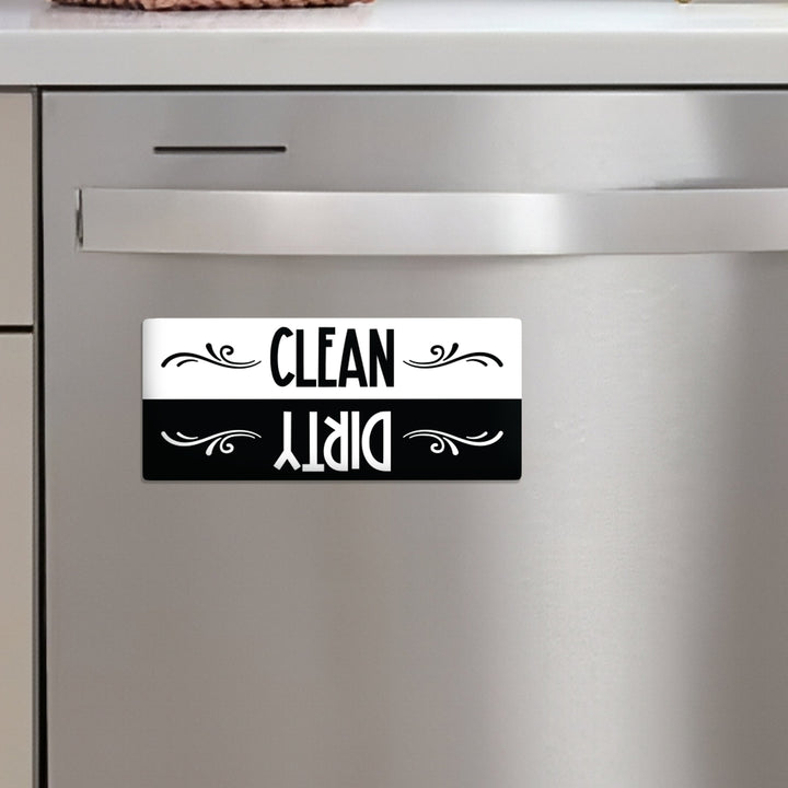 Clean Dirty Classic Dishwasher Magnet