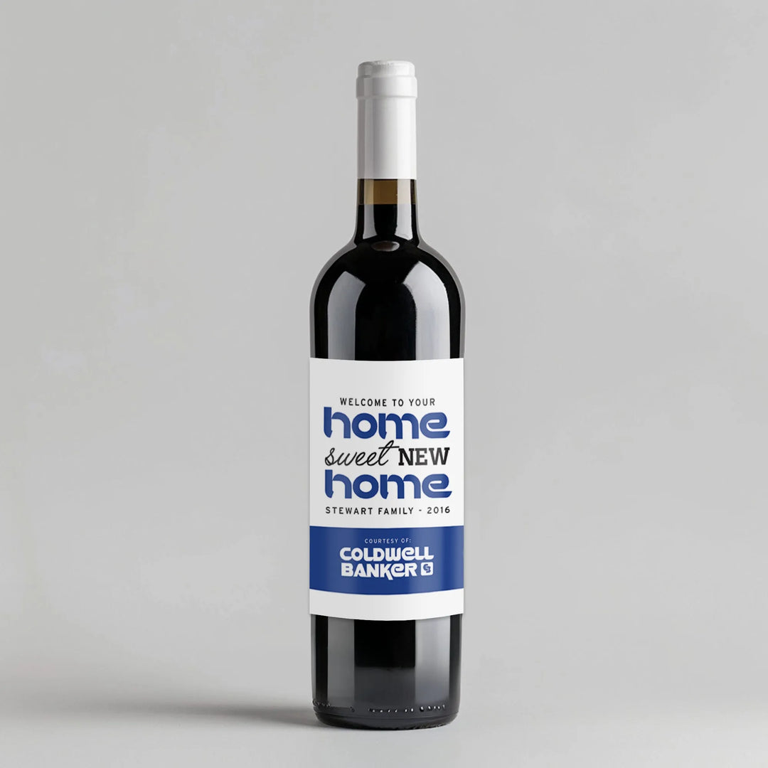 Coldwell Banker Stacked Realtor Wine Label - iCustomLabel