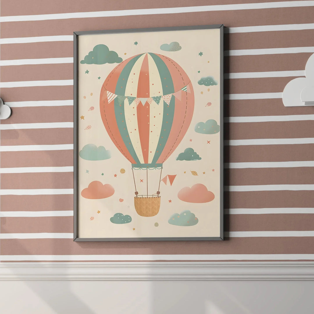 colorful-hot-air-balloon-nursery-poster-icustomlabel-1 - iCustomLabel