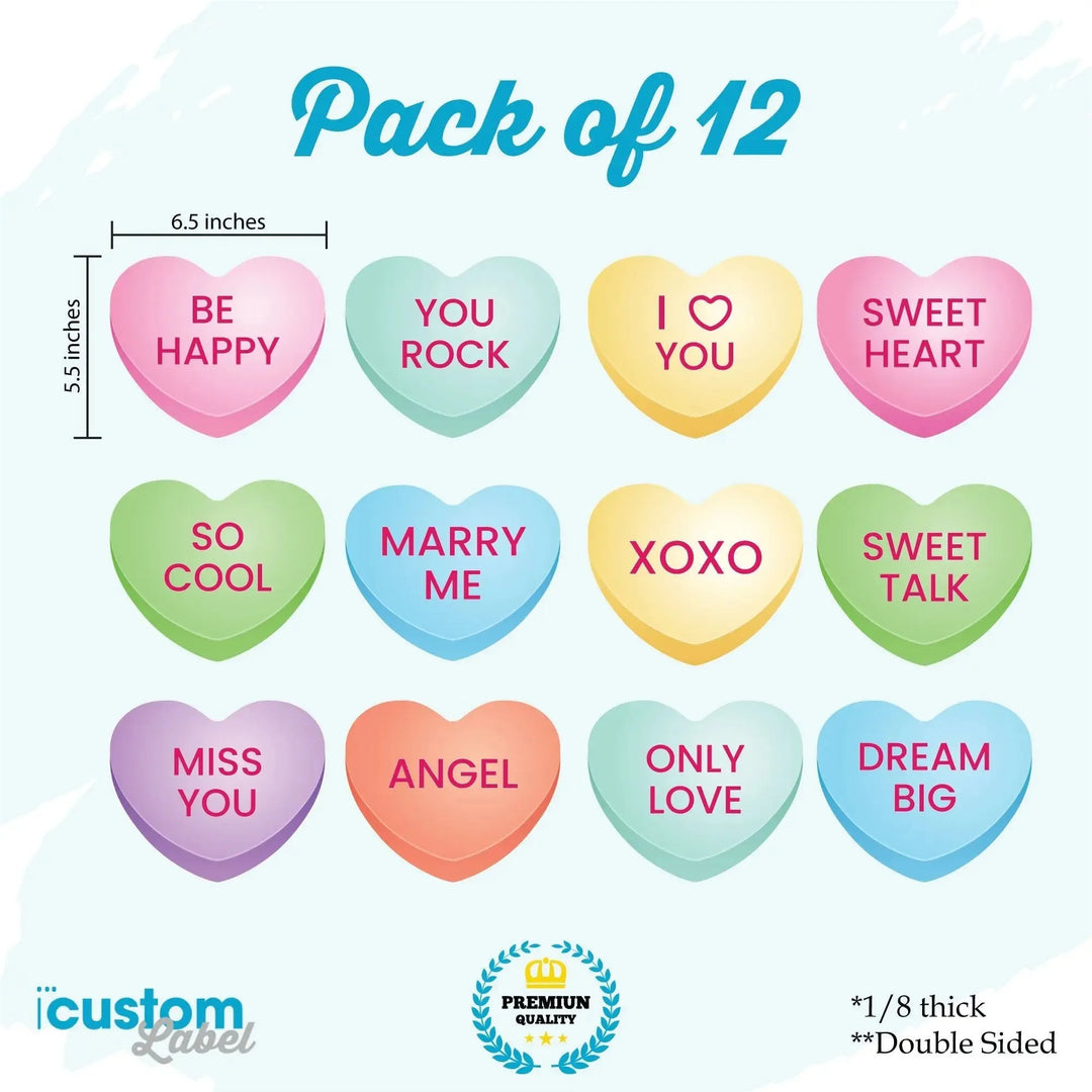 Conversation Hanging Hearts - iCustomLabel