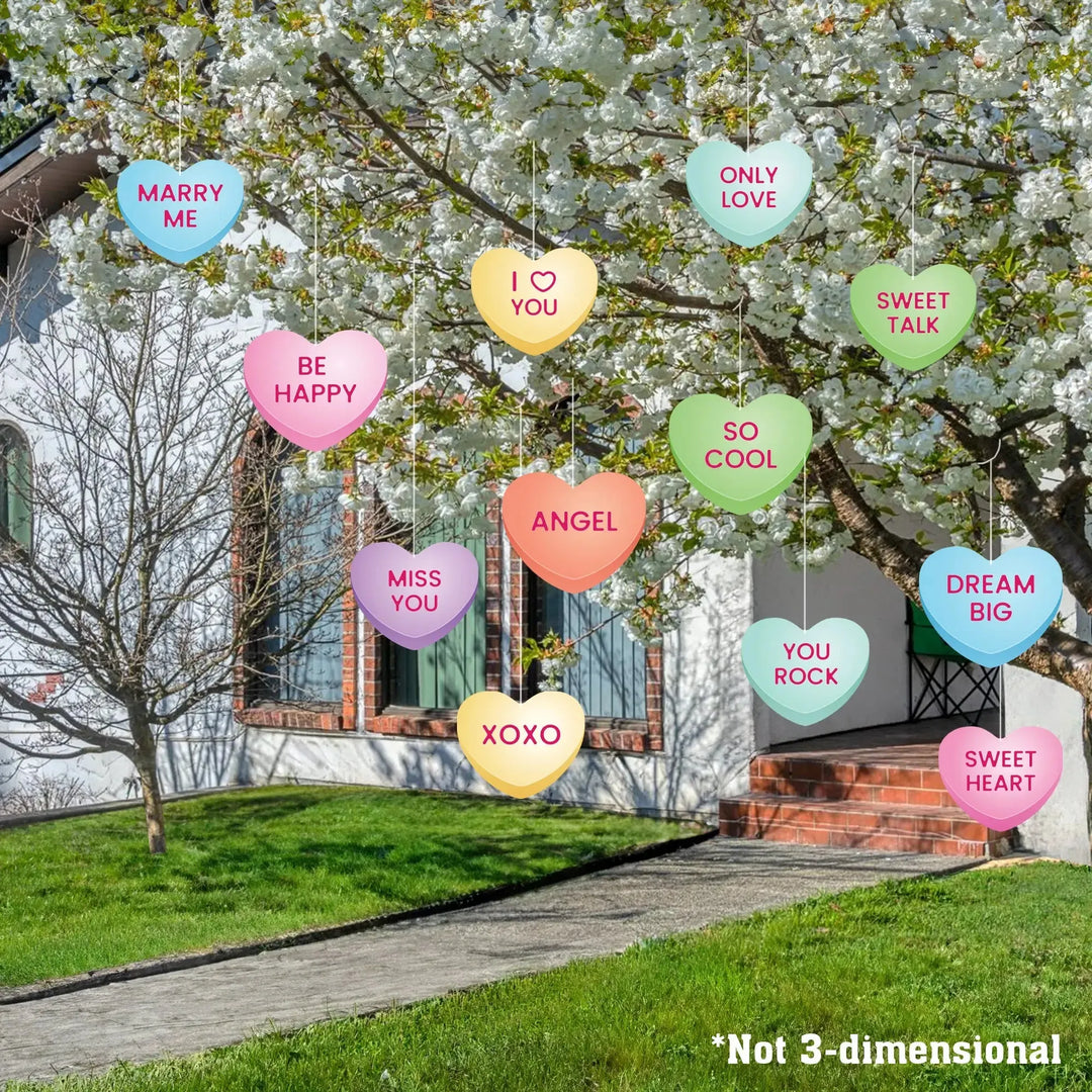 Conversation Hanging Hearts - iCustomLabel