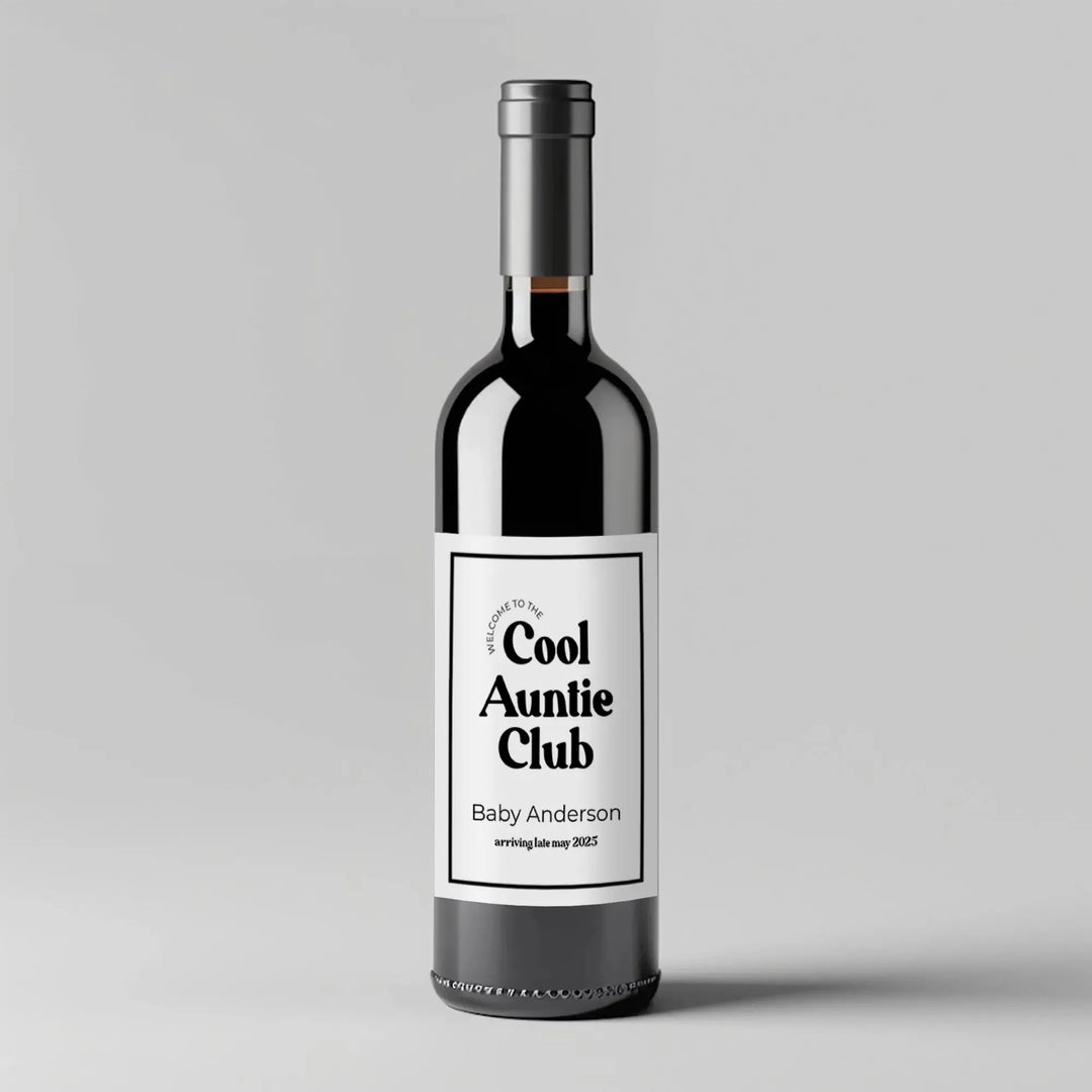 Cool Family Club Wine Label - iCustomLabel