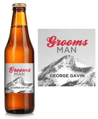 Coors Light Groomsman Beer Label - iCustomLabel