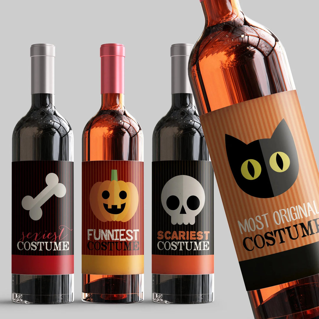 Costume Contest Wine Label Set - iCustomLabel