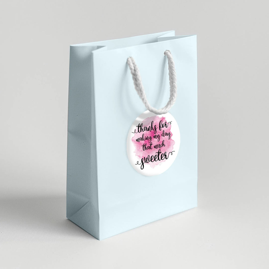 Cotton Candy Birthday Favor Labels - iCustomLabel