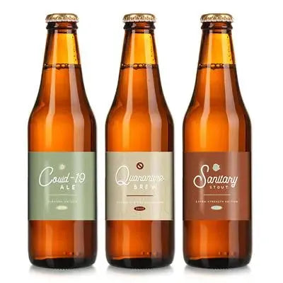 COVID Brew Beer Label Set - iCustomLabel