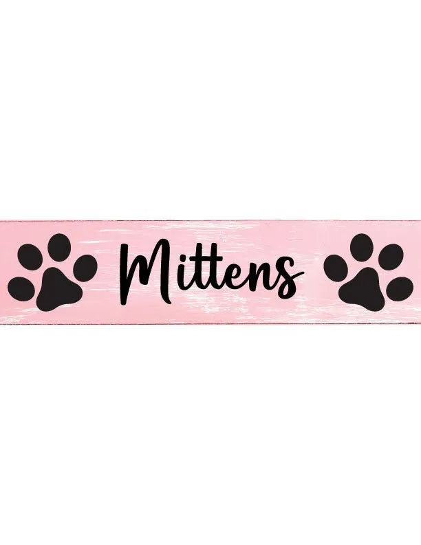 Custom Cat Name Sign - iCustomLabel