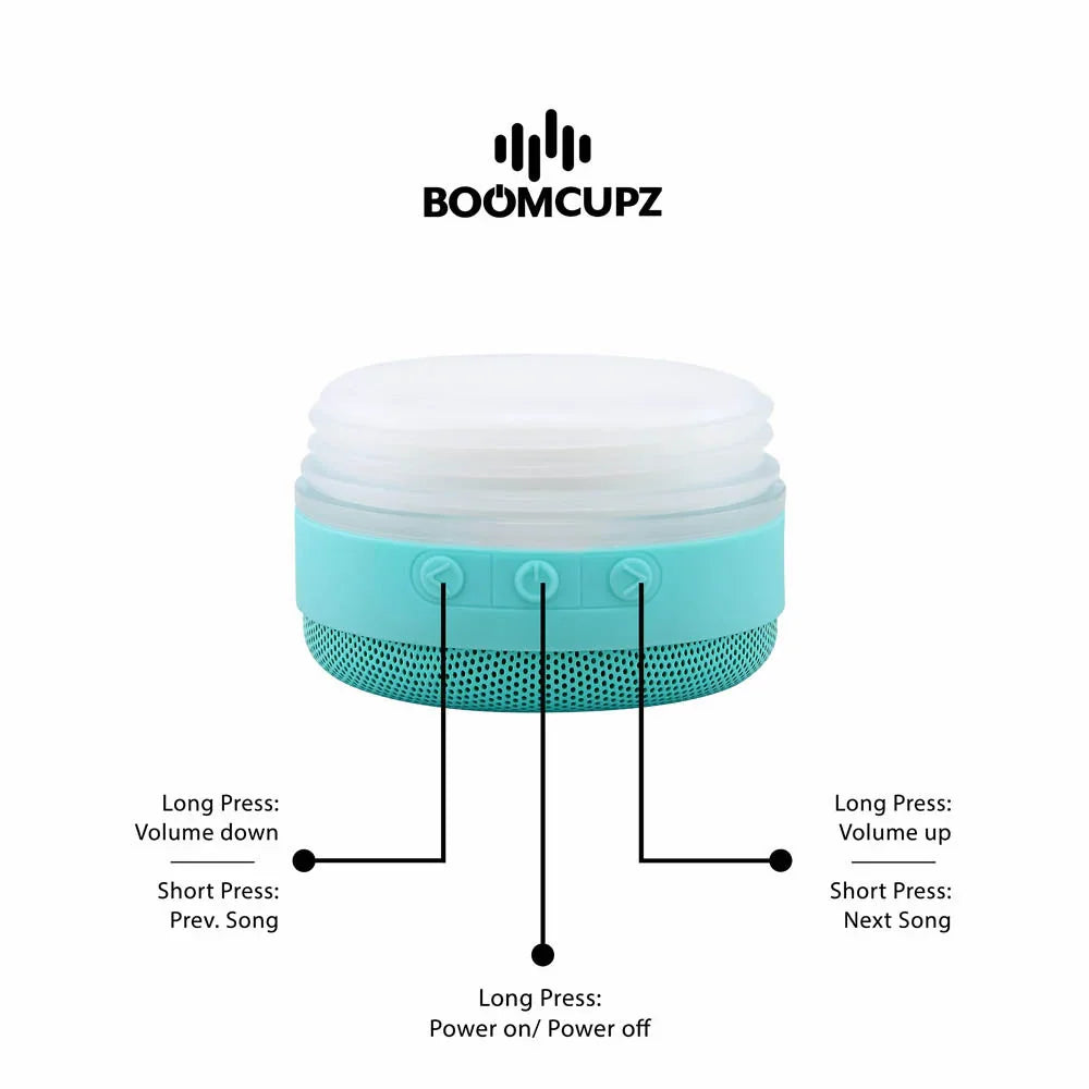 Custom Engraved Coastal Cupz Bluetooth Tumbler – 24oz Stainless Steel Insulated Speaker Cup