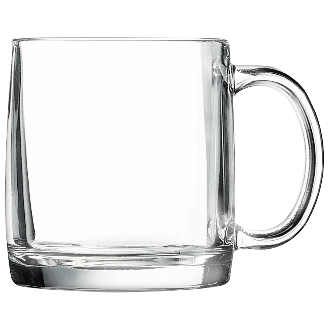 Personalized Glass Coffee Mug - iCustomLabel