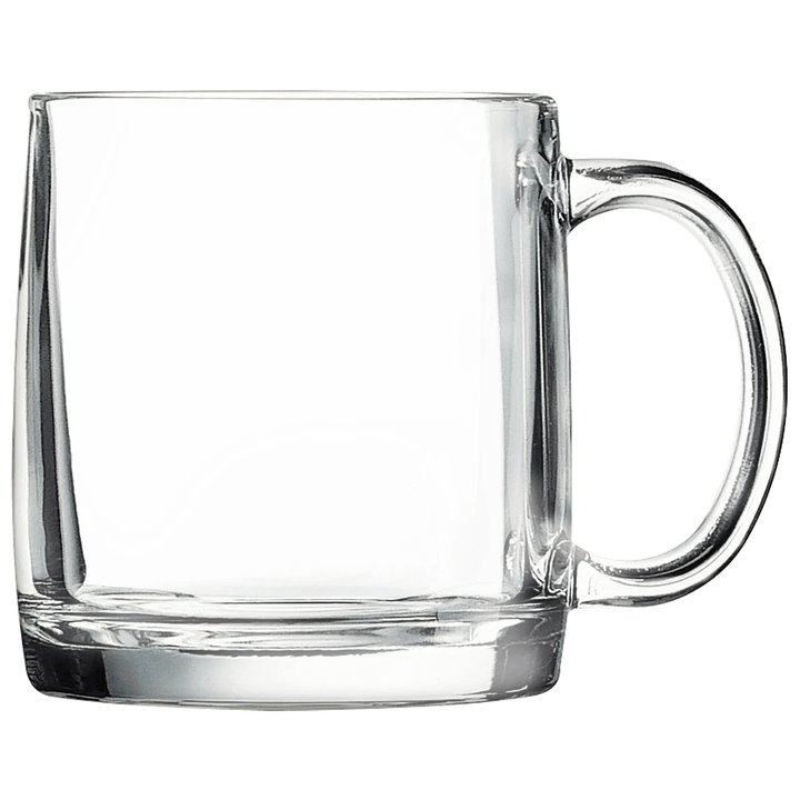 Personalized Glass Coffee Mug - iCustomLabel