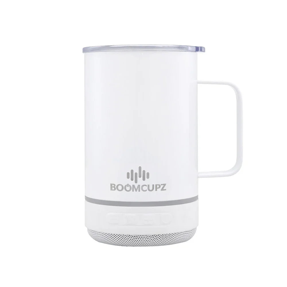 Custom Engraved Music Mugz Bluetooth Speaker Mug – 10oz Insulated Stainless Steel Cup