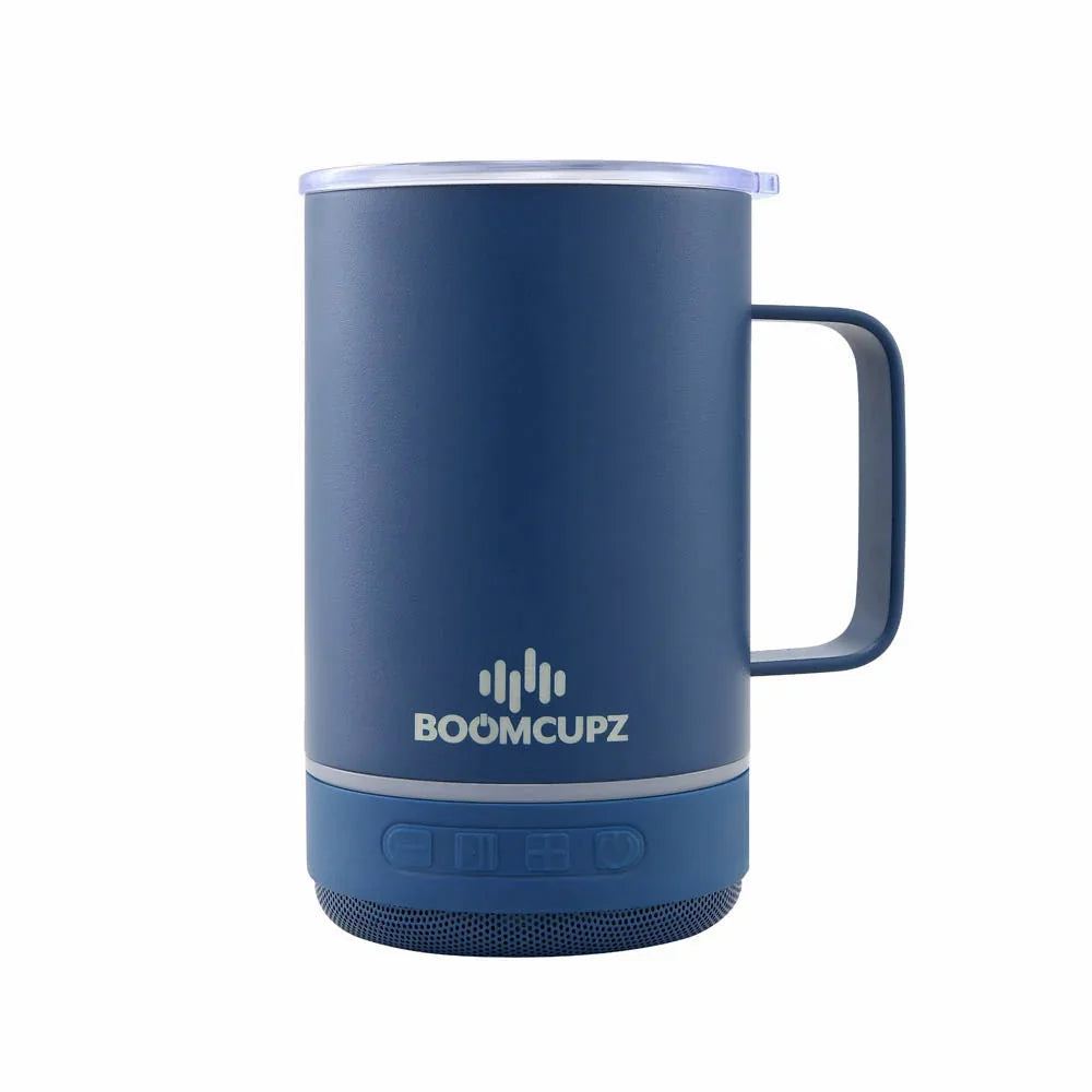 Custom Engraved Music Mugz Bluetooth Speaker Mug – 10oz Insulated Stainless Steel Cup