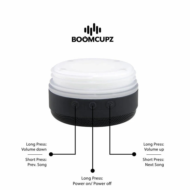 Custom Engraved Music Mugz Bluetooth Speaker Mug – 10oz Insulated Stainless Steel Cup