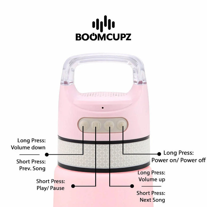 Custom Engraved Sportz 350 Bluetooth Speaker Cup – 12 oz Insulated Stainless Steel