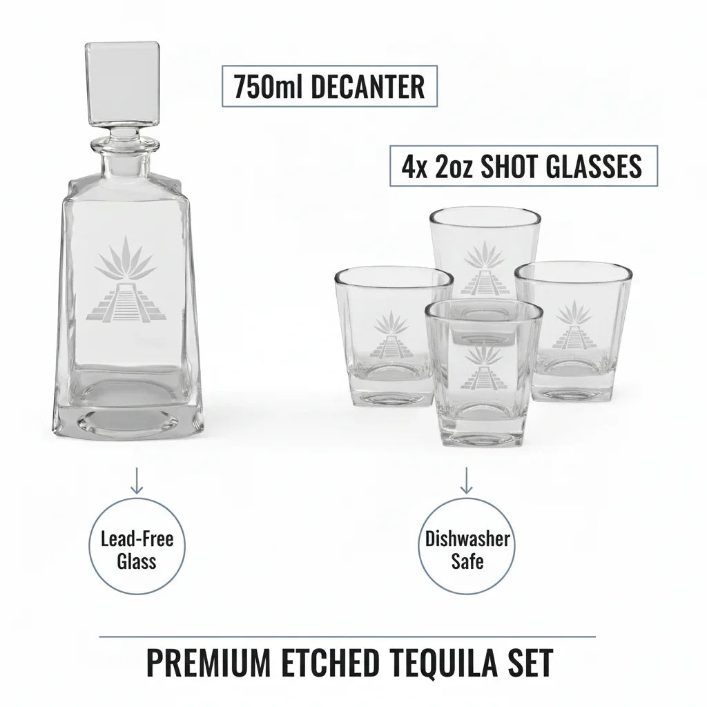 custom-engraved-tequila-decanter-set-with-4-shot-glasses-corporate-gift-icustomlabel-3 - iCustomLabel