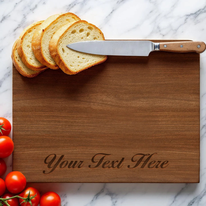 Custom Text Cutting Board - iCustomLabel