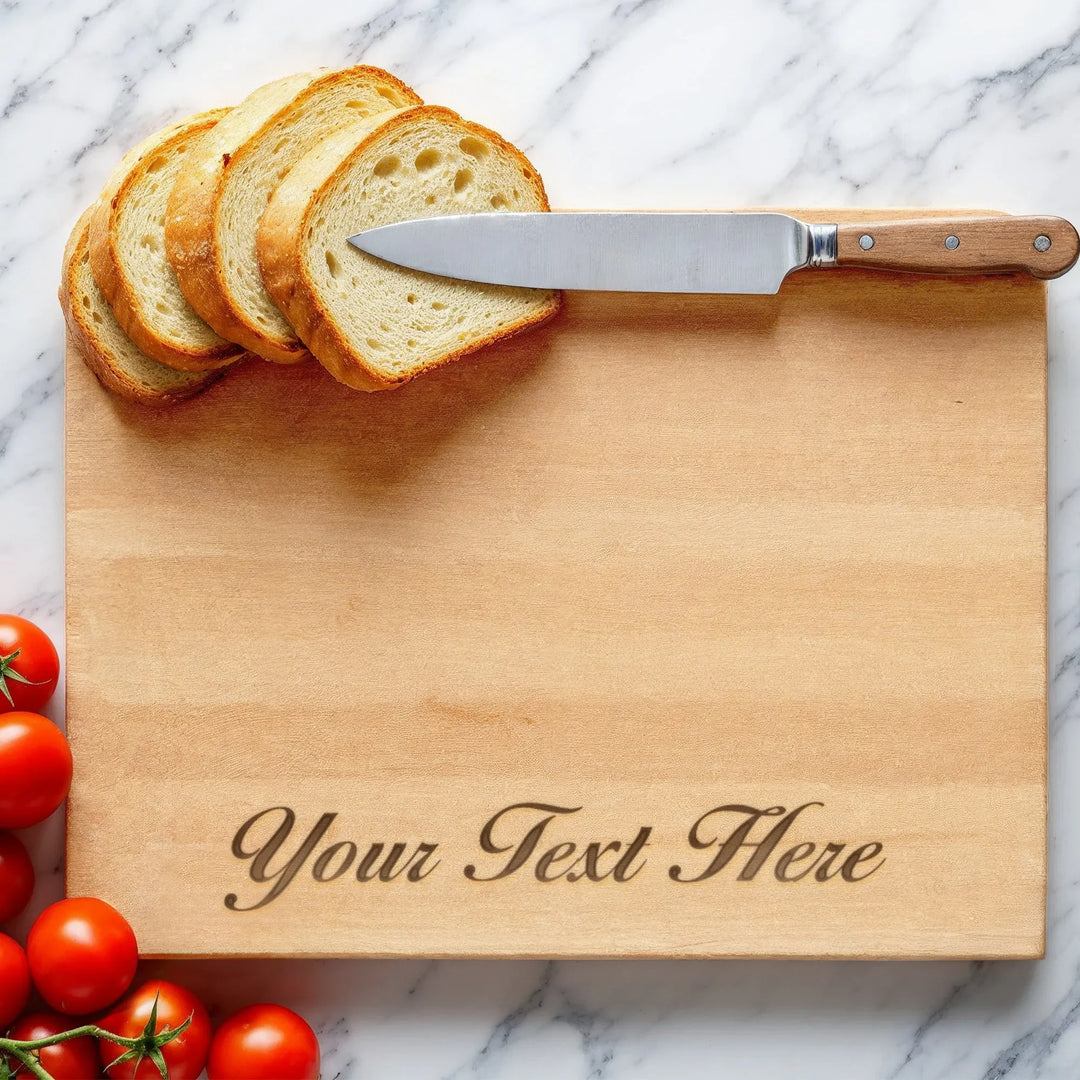 Custom Text Cutting Board - iCustomLabel