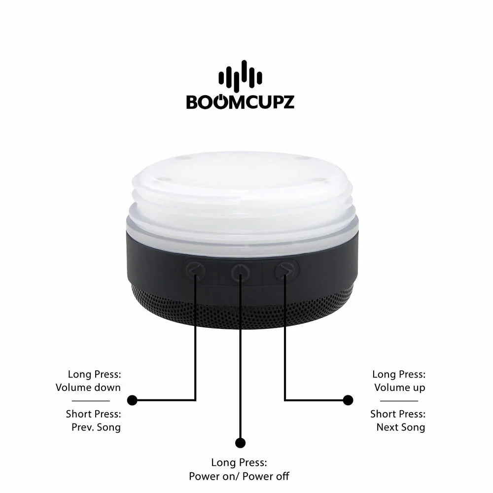 Custom Engraved Tiki Tumblerz Bluetooth Cup – 17oz Insulated Stainless Steel Speaker Tumbler