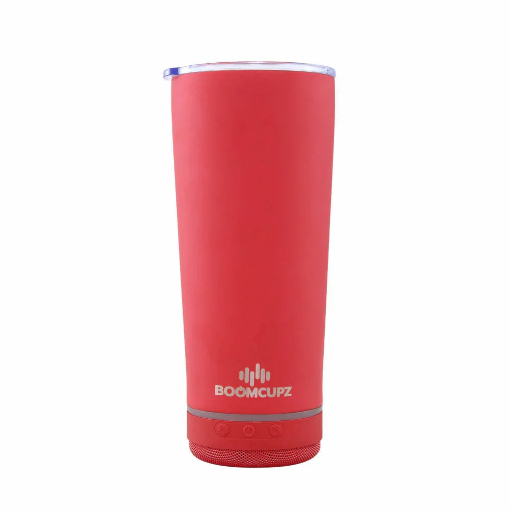 Custom Engraved Tiki Tumblerz Bluetooth Cup – 17oz Insulated Stainless Steel Speaker Tumbler