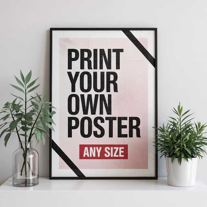 Custom Poster Printing – High-Quality Personalized Prints for Home, Office & Events - iCustomLabel