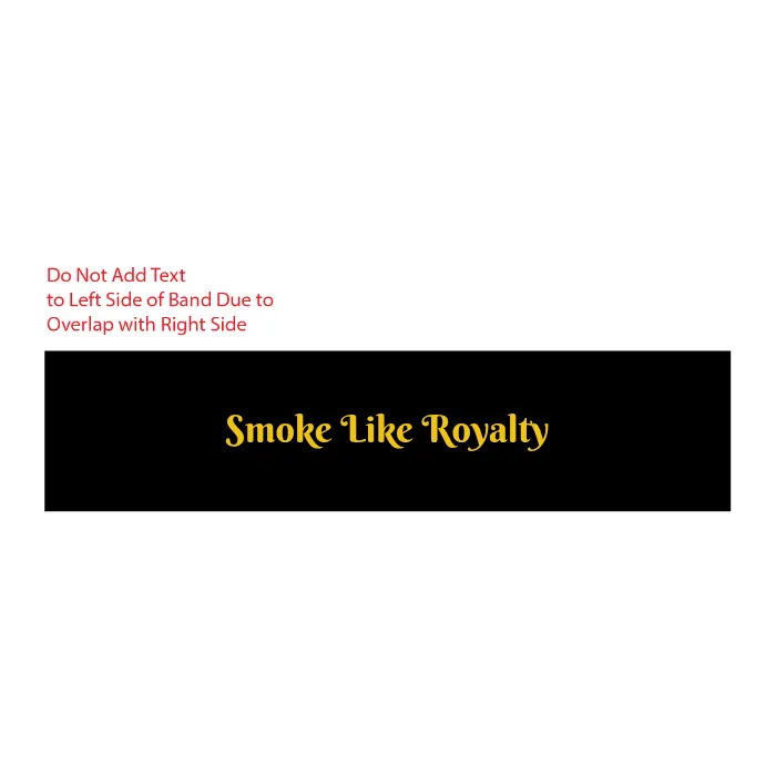 Custom Straight Cigar Bands - iCustomLabel