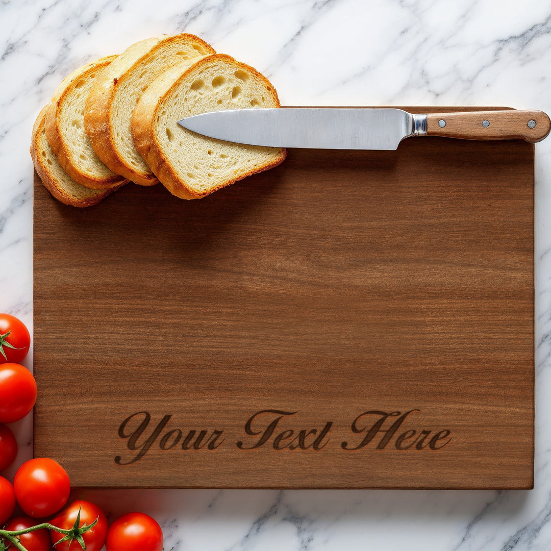 Custom Text Cutting Board