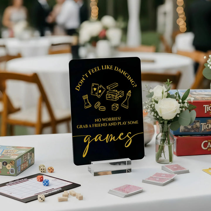 dancing-games-wedding-table-sign-icustomlabel-4 - iCustomLabel
