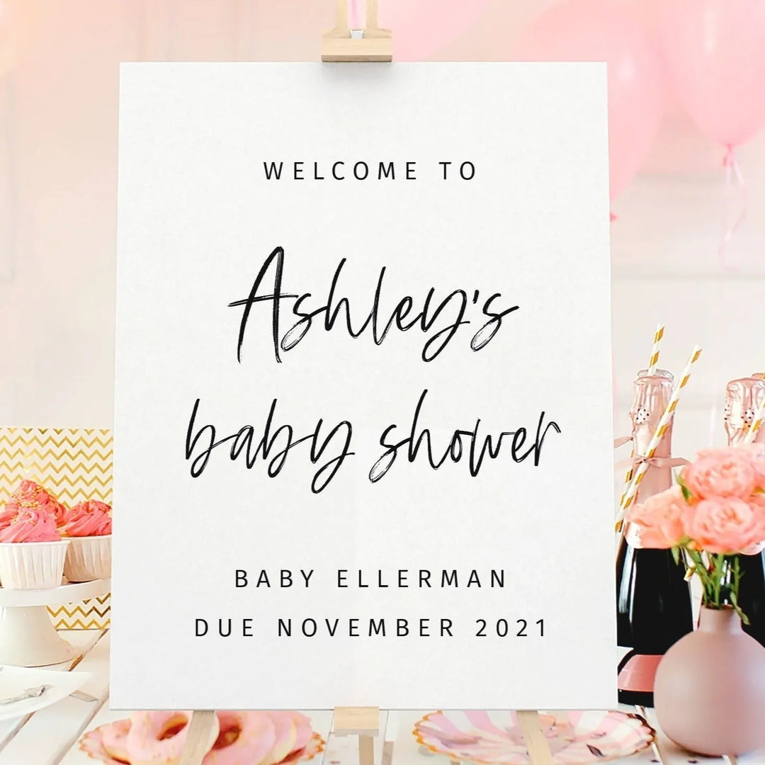 Darling Baby Shower Sign - iCustomLabel