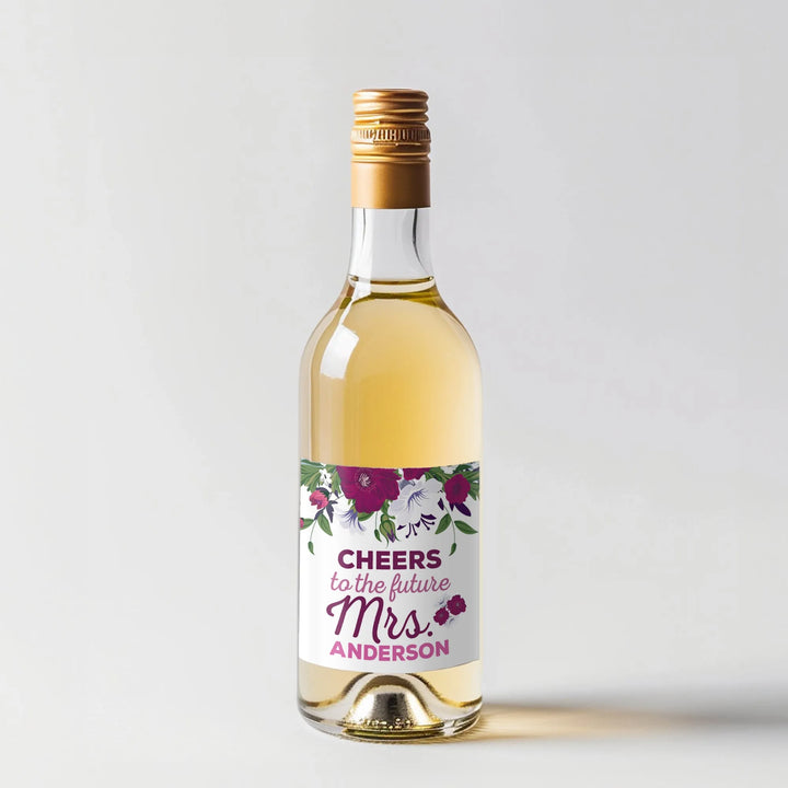 Deep Pinks Mini Wine Label - iCustomLabel
