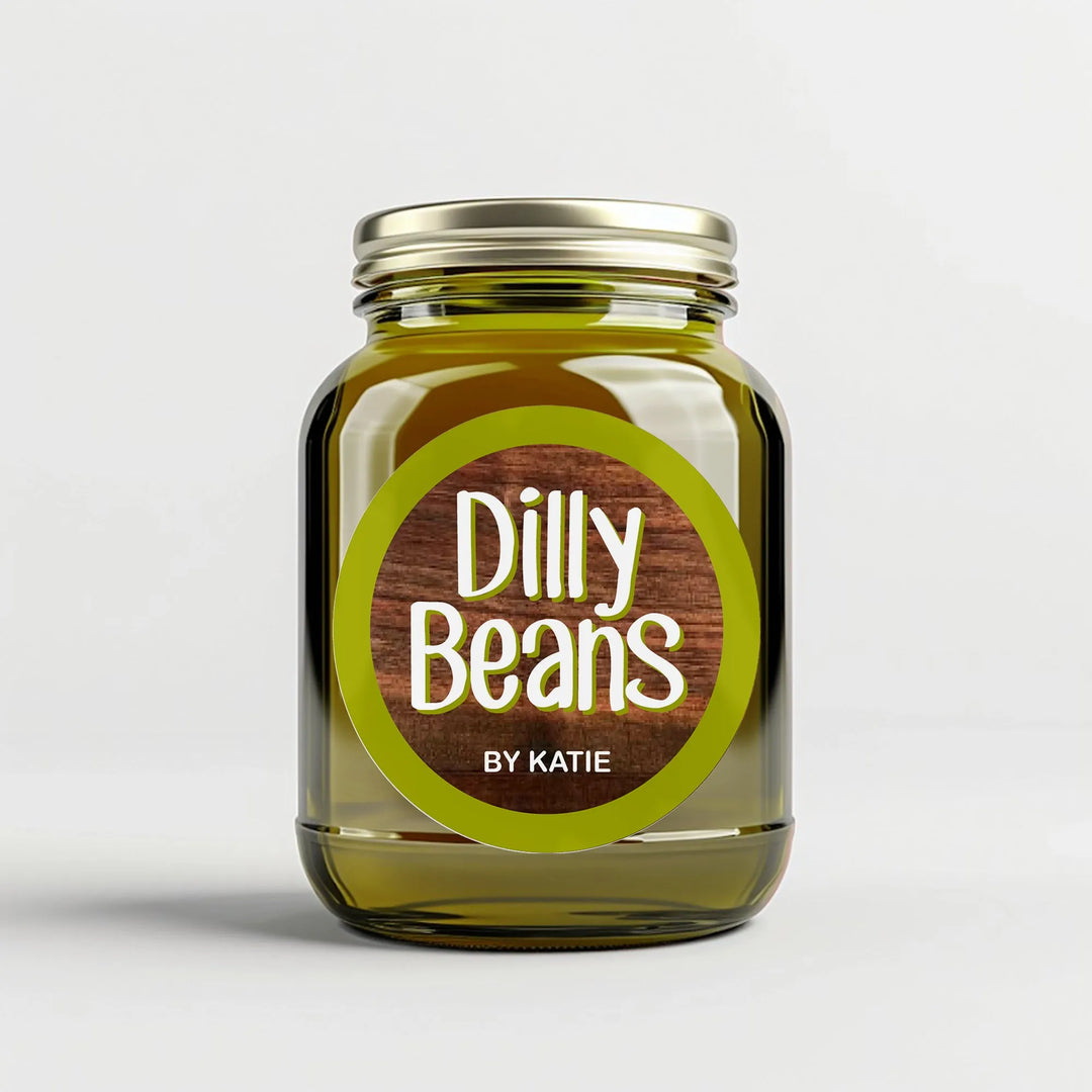 Dilly Bean Canning Labels - iCustomLabel