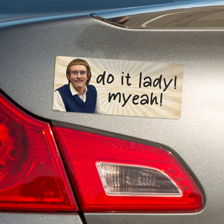 Do It Lady Magnet Bumper Sticker
