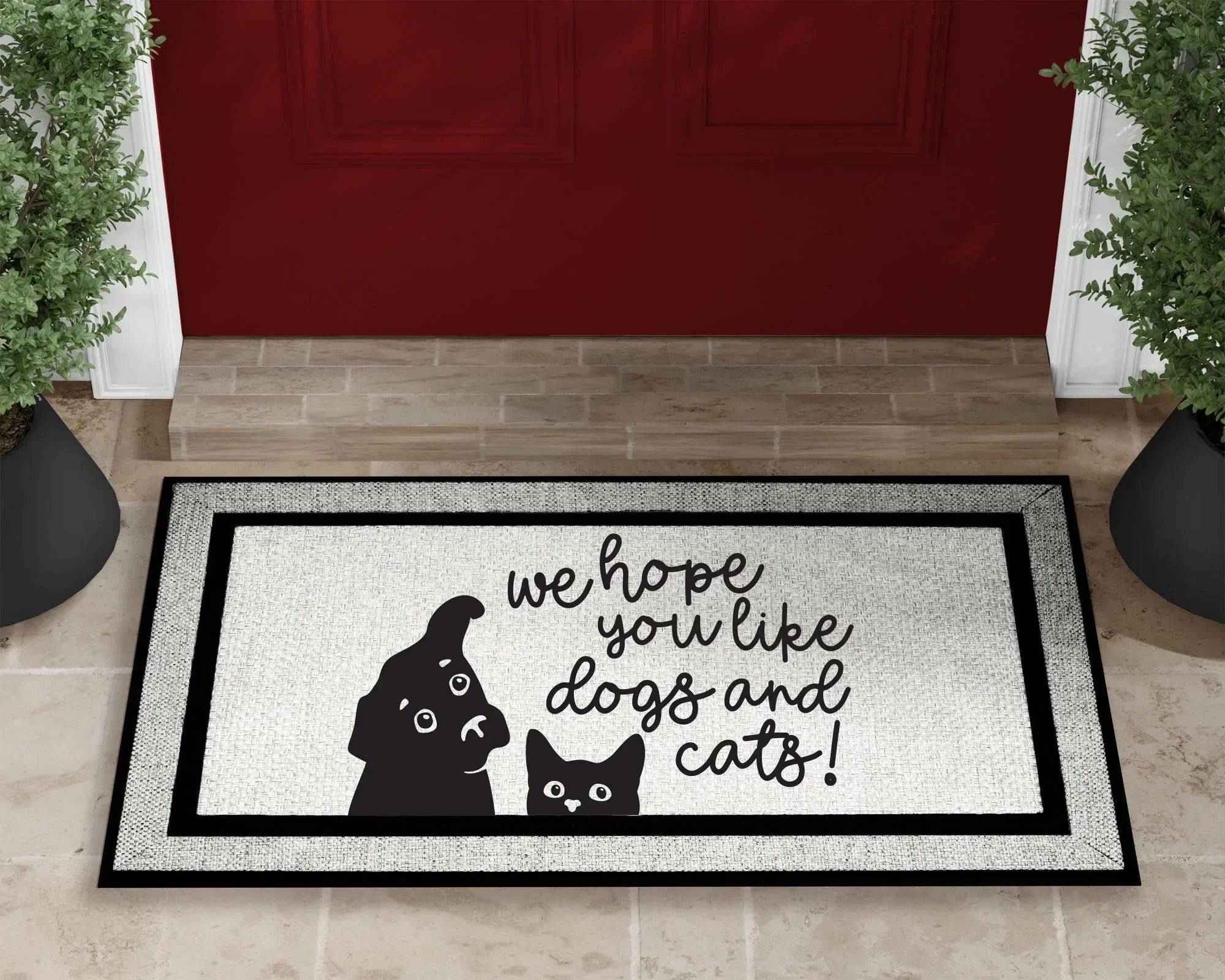 Dogs & Cats Mat | Multi-Pet Home Decor – iCustomLabel