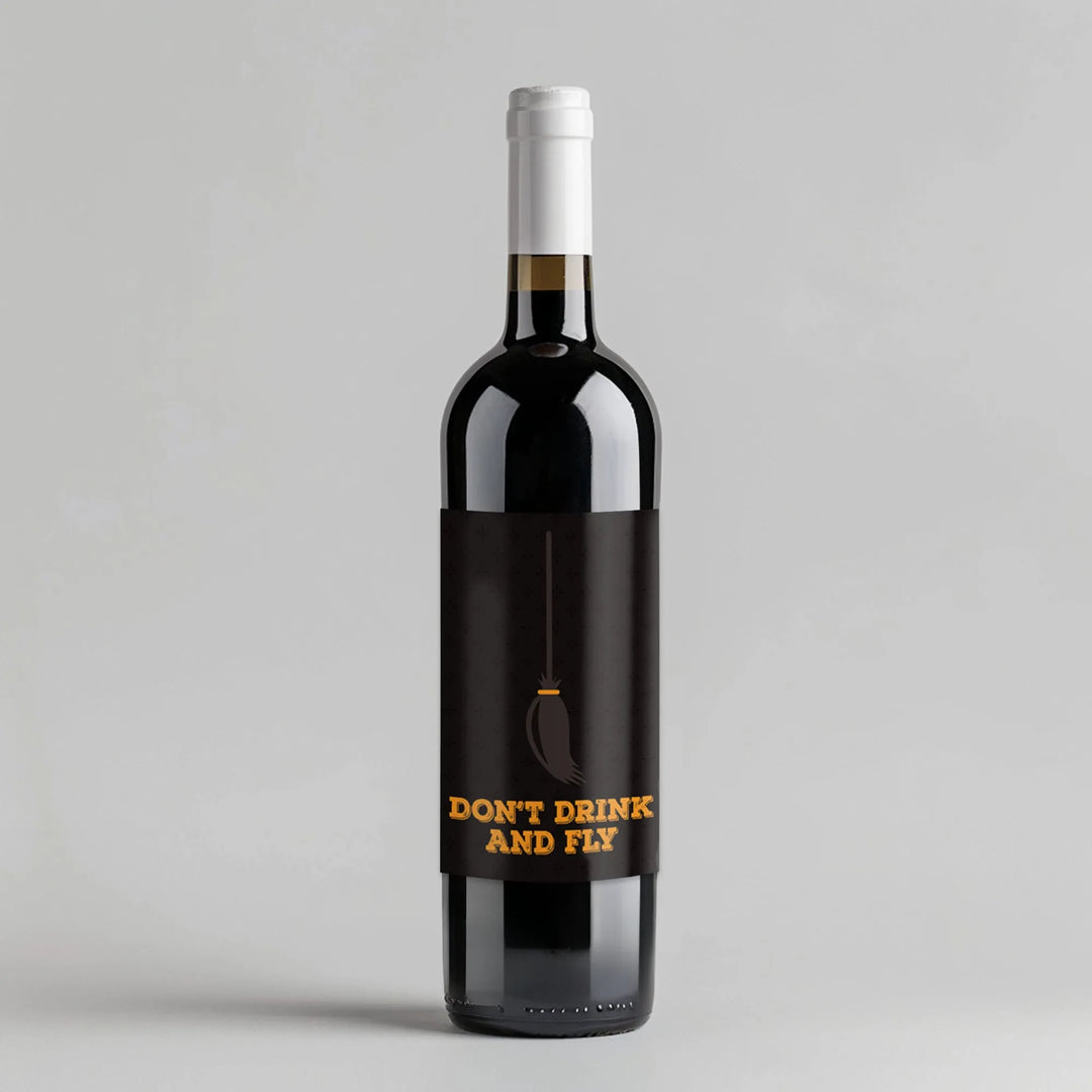 Don't Drink and Fly Wine Label - iCustomLabel