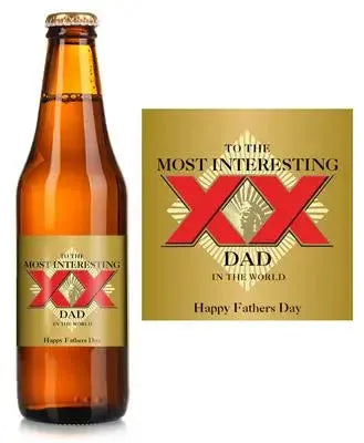 Dos Equis Father's Day Beer Label - iCustomLabel