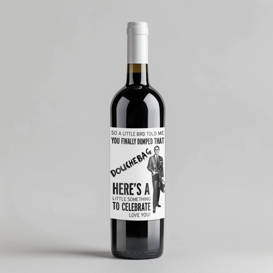 Douchebag Wine Label - iCustomLabel