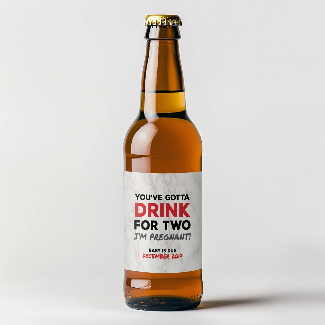 Drink For Two Beer Label - iCustomLabel