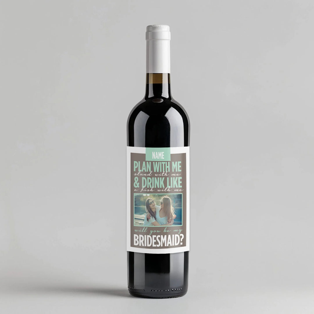 Drink Like a Fish Wine Label - iCustomLabel