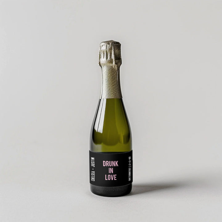 Drunk In Love Mini Champagne Split Label