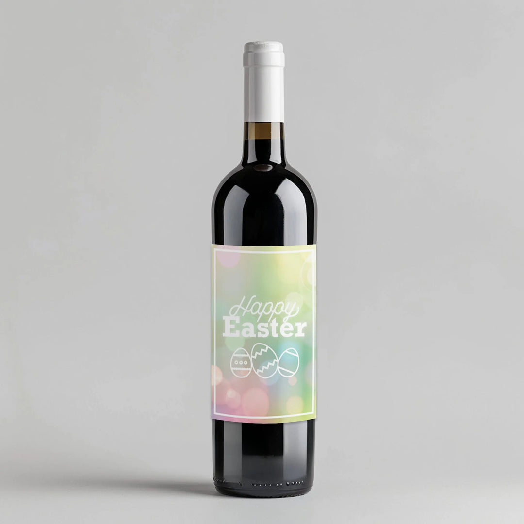 Easter Bokeh Wine Label - iCustomLabel