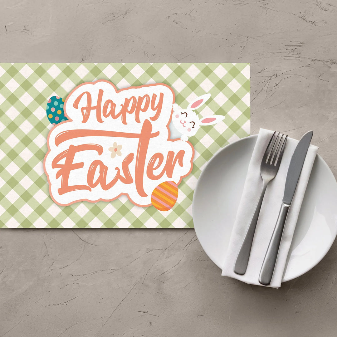 Easter Green Pattern Placemats - iCustomLabel