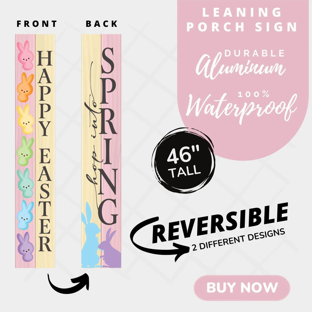 Easter Hop Porch Sign - iCustomLabel