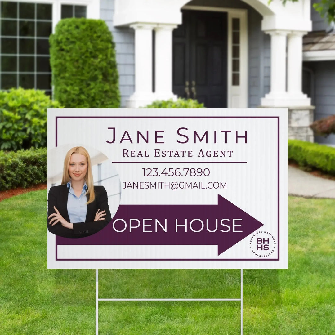 Owning Sign Real Estate Yard Signs & Open House Signs | Custom Realtor Signage ...