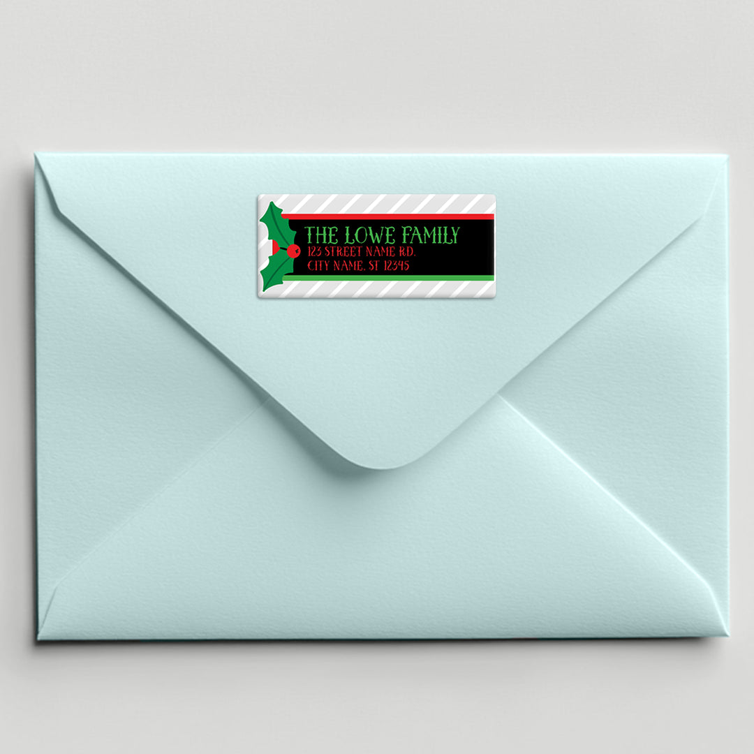 Elfy Green Address Label - iCustomLabel