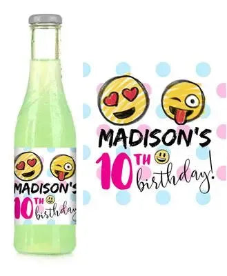 Emoji Soda Label - iCustomLabel